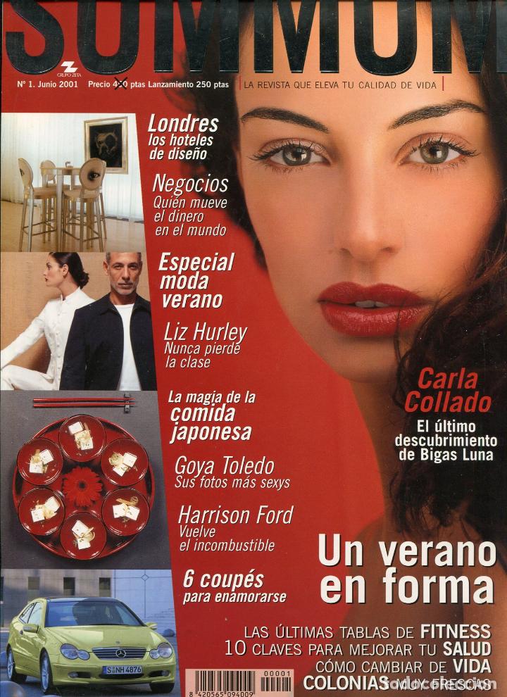 Coleccionismo de revistas y peri&oacute;dicos: REVISTA SUMMUM NUMERO 1 LIZ HURLEY CARLA COLLADO