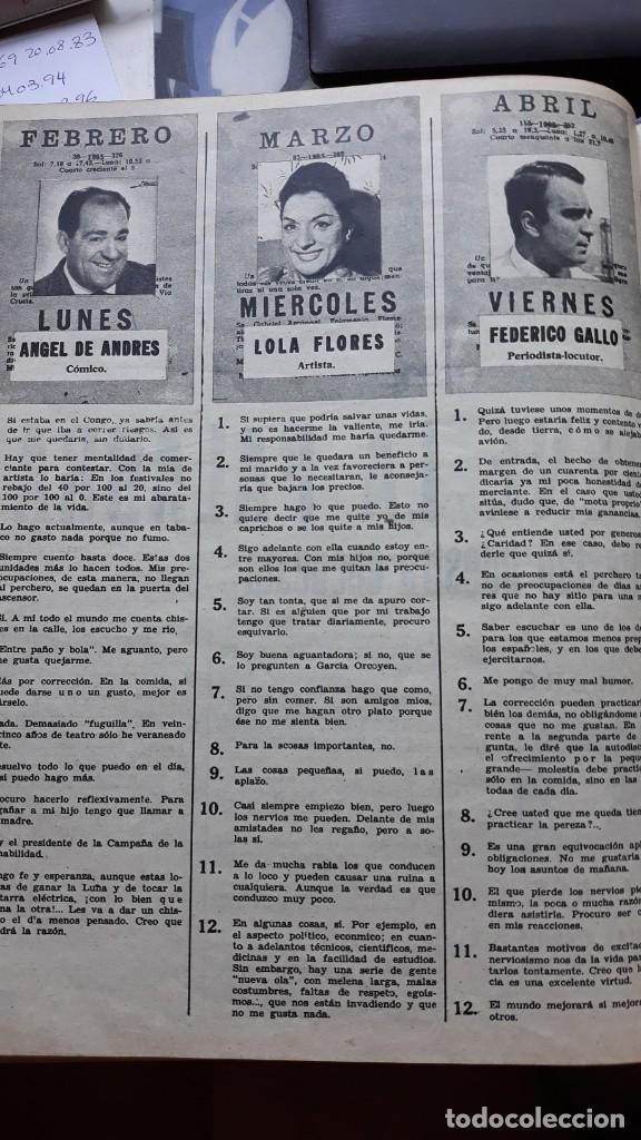 Coleccionismo de revistas y peri&oacute;dicos: ANGEL DE ANDRES LOLA FLORES FEDERICO GALLO