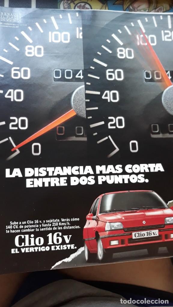 Coleccionismo de Revistas y Peri&oacute;dicos: ANUNCIO RENAULT CLIO 16V