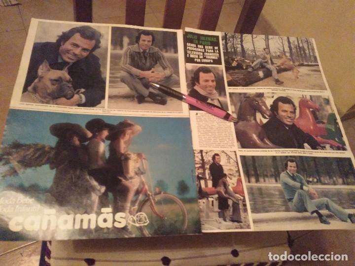 Coleccionismo de Revistas y Peri&oacute;dicos: ANTIGUO RECORTE REVISTA 1978 JULIO IGLESIAS EN PARIS GRABA UNA SERIE DE PROGRAMAS