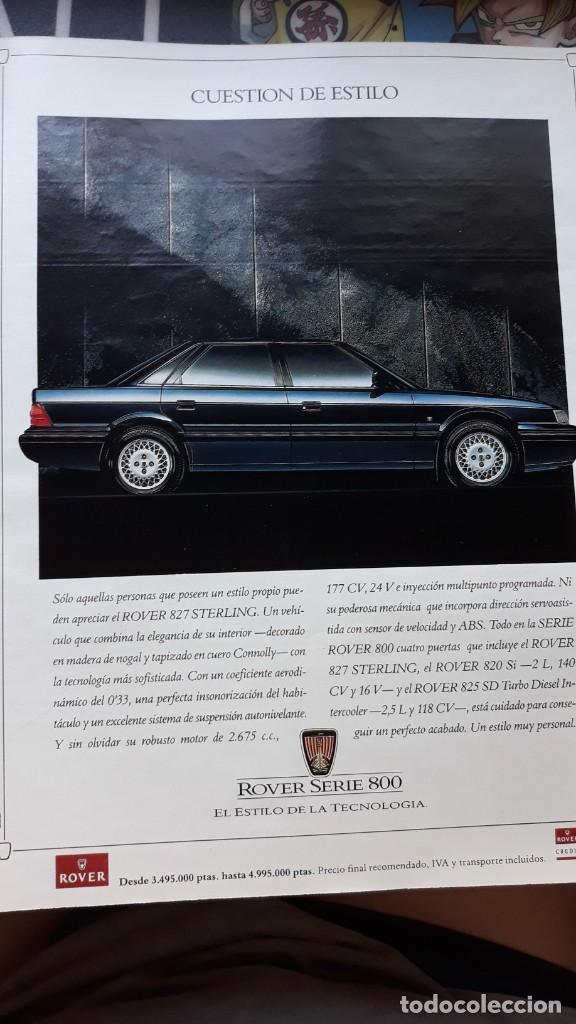 Coleccionismo de revistas y peri&oacute;dicos: ANUNCIO ROVER SERIE 800