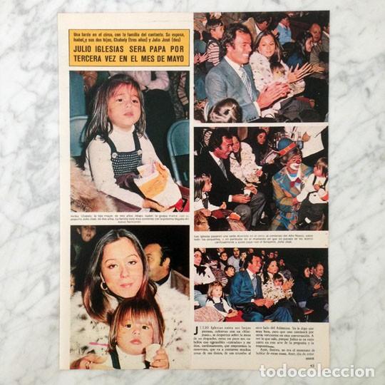 Coleccionismo de Revistas y Peri&oacute;dicos: REPORTAJE - JULIO IGLESIAS, ISABEL PREYSLER, CHABELI Y JULIO JOSE - 1975