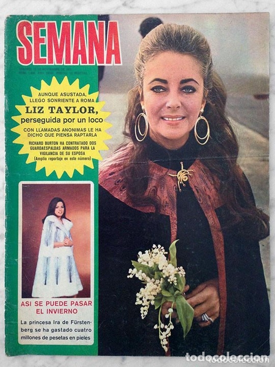 Coleccionismo de revistas y peri&oacute;dicos: SEMANA - 1971 - LIZ TAYLOR, PERET, IRA DE F&Uuml;RSTENBERG, FRAN&Ccedil;OISE HARDY, NADA, MISS ESPA&Ntilde;A
