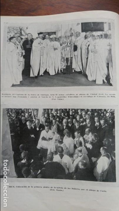 Colecionismo de Revistas e Jornais: COLELL GERONA .LA NAVE DEL NUEVO TEMPLO DURANTE LA PROCESION DEL CORPUS HOJA A&Ntilde;O 1923