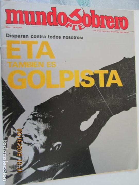 Sammeln von Zeitschriften und Zeitungen: MUNDO OBRERO N&ordm; 119 - ETA TAMBI&Eacute;N ES GOLPISTA