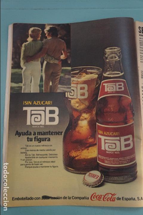 Coleccionismo de Revistas y Peri&oacute;dicos: RECORTE REPORTAJE CLIPPING DE TAB DE COCA COLA REVISTA SEMANA N&ordm; 1973 PAG 6