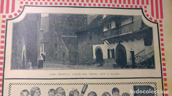 Coleccionismo de revistas y peri&oacute;dicos: ANSO HUESCA CALLE DEL VERFAL HOJA DE REVISTA A&Ntilde;O 1923