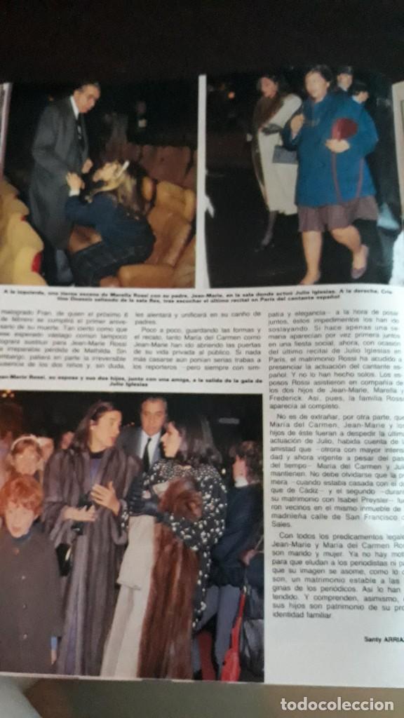 Coleccionismo de Revistas y Peri&oacute;dicos: CARMEN MARTINEZ BORDIU ROSSI JULIO IGLESIAS