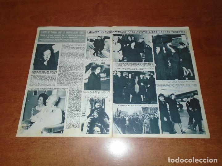 Collectionnisme de Revues et Journaux: RETAL PRENSA 1965: FUNERALES REINA ISABEL. FABIOLA DE B&Eacute;LGICA. BODA CECILIA DE PRUSIA BISNIETA KAISE