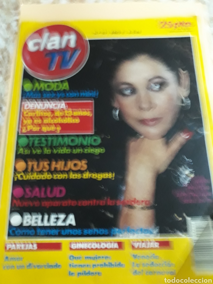Coleccionismo de Revistas y Peri&oacute;dicos: Revista;2/1988 CLAN.-ISABEL PANTOJA ESPECTACULAR SERIE EN T.V.MOSA MINI, VENECIA, BELLEZA