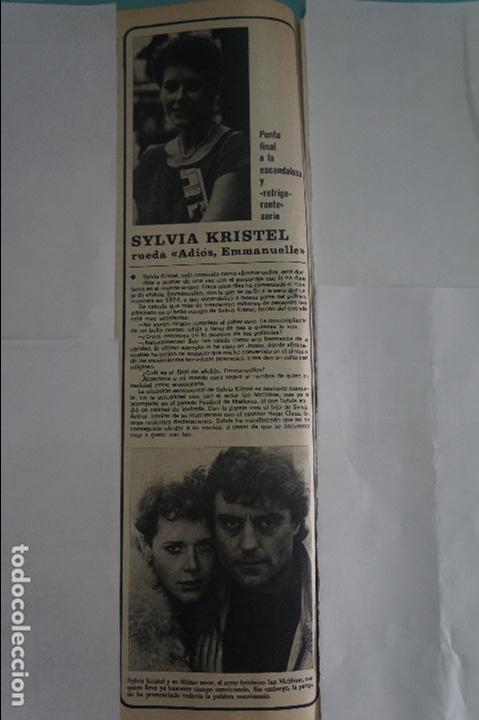 Coleccionismo de Revistas y Peri&oacute;dicos: RECORTE REPORTAJE CLIPPING DE SYLVIA KRISTEL REVISTA SEMANA N&ordm; 2004 PAG 30