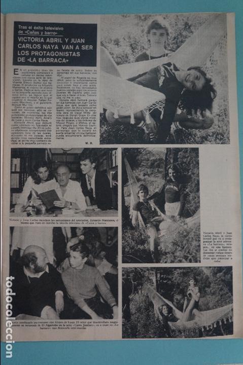 Coleccionismo de Revistas y Peri&oacute;dicos: RECORTE REPORTAJE CLIPPING DE VICTORIA ABRIL Y JUAN CARLOS NAYA REVISTA SEMANA N&ordm; 2008 PAG 13. L 42