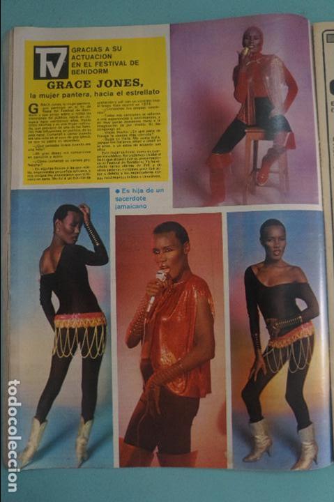 Coleccionismo de Revistas y Peri&oacute;dicos: RECORTE REPORTAJE CLIPPING DE GRACE JONES REVISTA SEMANA N&ordm; 2008 PAG 22 L 42