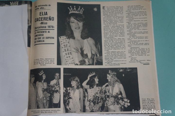Coleccionismo de Revistas y Peri&oacute;dicos: RECORTE REPORTAJE CLIPPING DE ELIA CACERE&Ntilde;O MISS BARCELONA REVISTA SEMANA N&ordm; 2008 PAG 57 L 42