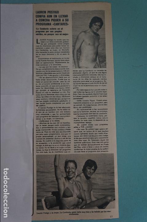 Coleccionismo de Revistas y Peri&oacute;dicos: RECORTE REPORTAJE CLIPPING DE LAUREN POSTIGO REVISTA SEMANA N&ordm; 2010 PAG 13 L61