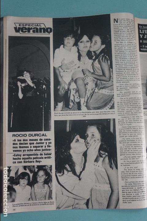 Coleccionismo de Revistas y Peri&oacute;dicos: RECORTE REPORTAJE CLIPPING DE ROCIO DURCAL CARMEN Y ANTONIO HIJOS REVISTA SEMANA N&ordm; 2010 PAG 16 L61