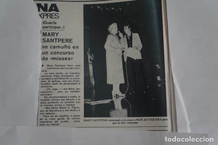 Coleccionismo de Revistas y Peri&oacute;dicos: RECORTE REPORTAJE CLIPPING DE MARY SANTPERE REVISTA SEMANA N&ordm; 2010 PAG 20 L61