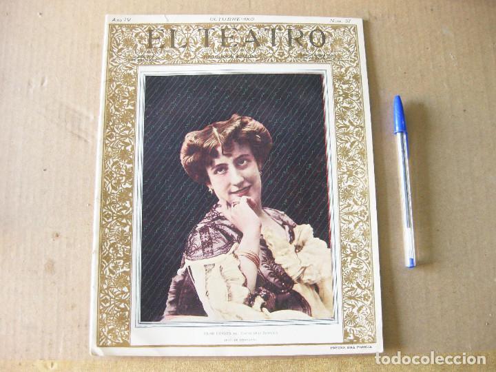 Coleccionismo de Revistas y Peri&oacute;dicos: El Teatro. A&ntilde;o IV. N&uacute;mero 37. Octubre de 1903.