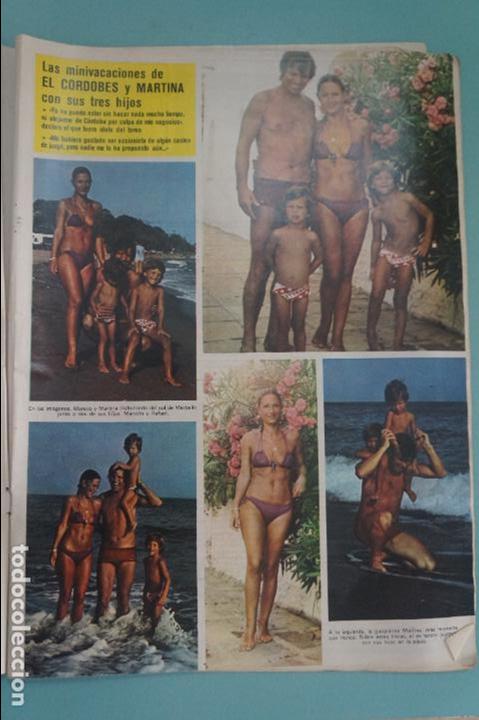 Coleccionismo de Revistas y Peri&oacute;dicos: RECORTE REPORTAJE CLIPPING DE EL CORDOBES Y MARTINA REVISTA SEMANA N&ordm; 2011 PAG 3 Y 4 L61