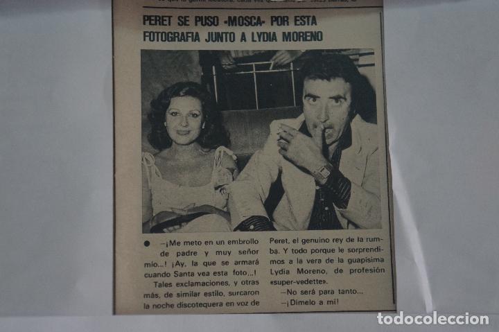Coleccionismo de Revistas y Peri&oacute;dicos: RECORTE REPORTAJE CLIPPING DE PERET Y LYDIA MORENO REVISTA SEMANA N&ordm; 2011 PAG 29 L61