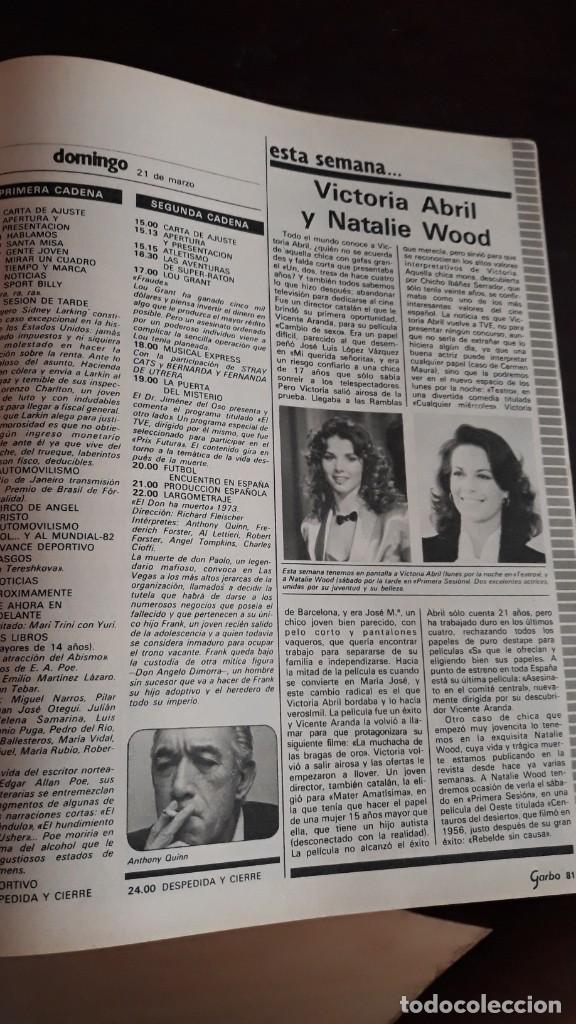 Coleccionismo de revistas y peri&oacute;dicos: VICTORIA ABRIL NATALIE WOOD ANTONY QUINN