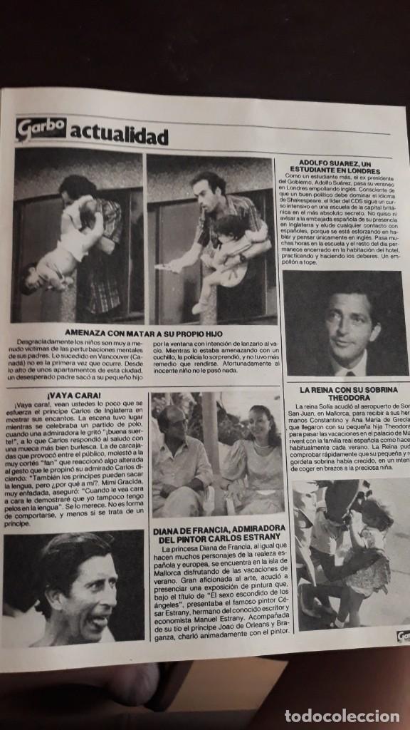 Colecionismo de Revistas e Jornais: ADOLFO SUAREZ DIANA DE FRANCIA THEODORA DE GRECIA CARLOS DE INGLATERRA