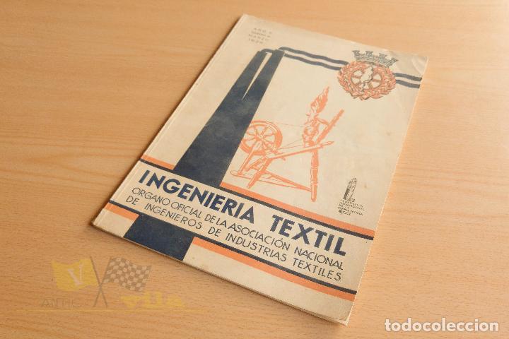 Coleccionismo de Revistas y Peri&oacute;dicos: Revista Ingenieria Textil - A&ntilde;o X N&ordm; 42 - 1936