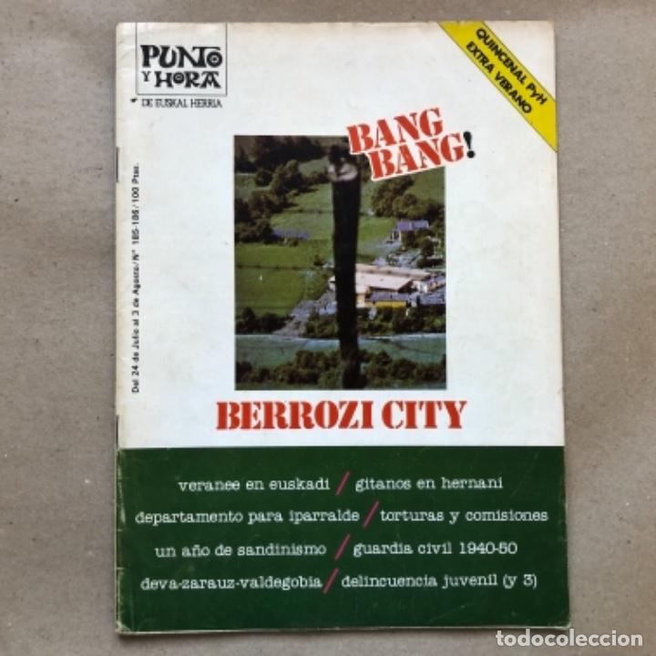 Collection Magazines and Newspapers: PUNTO Y HORA DE EUSKAL HERRIA N&deg;185-186 (JUL-AGO, 1980). BERROZI CITY, GITANOS EN HERNANI, VERANEE