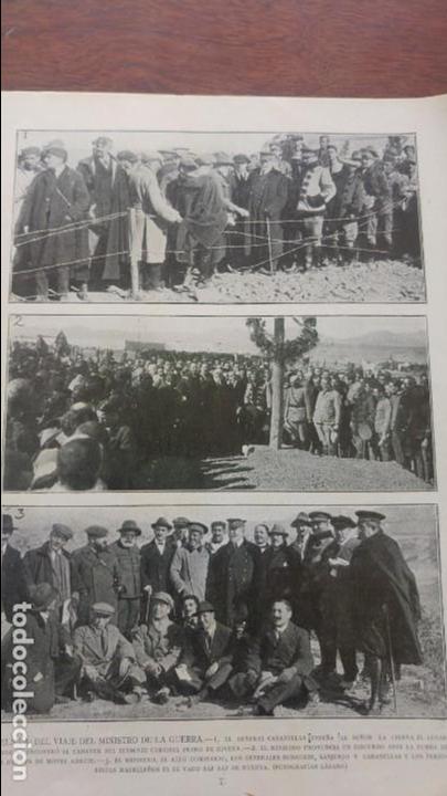 Coleccionismo de Revistas y Peri&oacute;dicos: MELILLA LEGION VIAJE MINISTRO DE GUERRA ENTREGA ARMAS FRAJANA TERCIO SOLDADOS REVISTA A&Ntilde;O 1922
