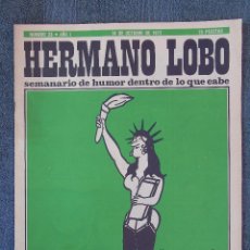 Coleccionismo de Revistas y Periódicos: HERMANO LOBO. SEMANARIO DE HUMOR DENTRO DE LO QUE CABE. Nº 23. 14 OCTUBRE 1972. PORT. CHUMY CHUMEZ