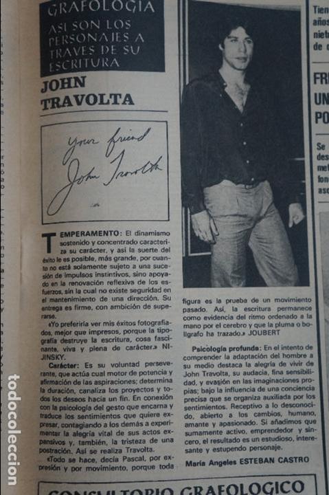 Collezionismo di Riviste e Giornali: RECORTE REPORTAJE CLIPPING DE JOHN TRAVOLTA REVISTA SEMANA N&ordm; 2013 PAG 69 L 42