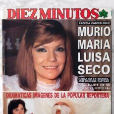 Coleccionismo de Revistas y Periódicos: DIEZ MINUTOS - 1988 - Mª. LUISA SECO, LUIS COBOS, FERIA DE ABRIL, CARMEN SARMIENTO, ROSARIO FLORES. Lote 99791395