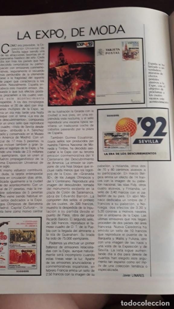 Collezionismo di Riviste e Giornali: FILATELIA EXPO 92 SEVILLA