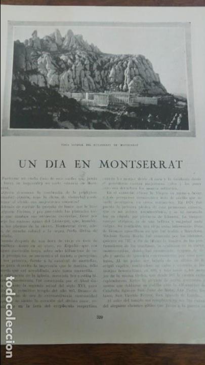 Collectionnisme de Revues et Journaux: MONTSERRAT MONESTIR MONASTERIO REVISTA A&Ntilde;O 1922