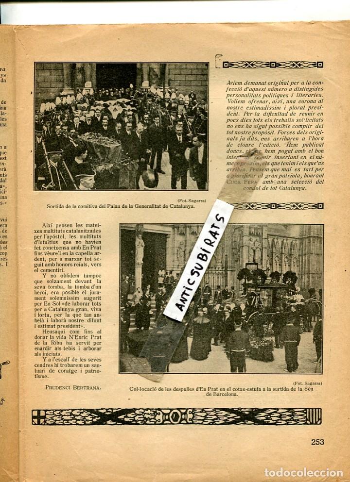 Collectionnisme de Revues et Journaux: REVISTA CUCA FERA ANY 1917 MORT PRAT DE LA RIBA FUTBOL CLUB BARCELONA JOAN GAMPER DIU QUE GUANYARAN