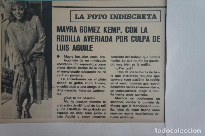 Coleccionismo de Revistas y Peri&oacute;dicos: RECORTE REPORTAJE CLIPPING DE MAYRA GOMEZ KEMP GRUPO ACUARIO REVISTA SEMANA N&ordm; 2024 PAG 25 L46