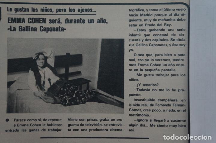 Coleccionismo de Revistas y Peri&oacute;dicos: RECORTE REPORTAJE CLIPPING DE EMMA COHEN REVISTA SEMANA N&ordm; 2023 PAG 29 L46