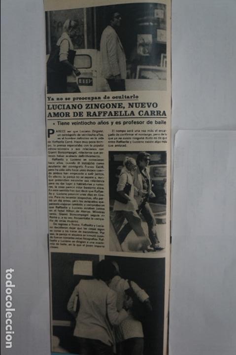 Coleccionismo de Revistas y Peri&oacute;dicos: RECORTE REPORTAJE CLIPPING DE RAFFAELLA CARRA REVISTA SEMANA N&ordm; 2023 PAG 36 L46