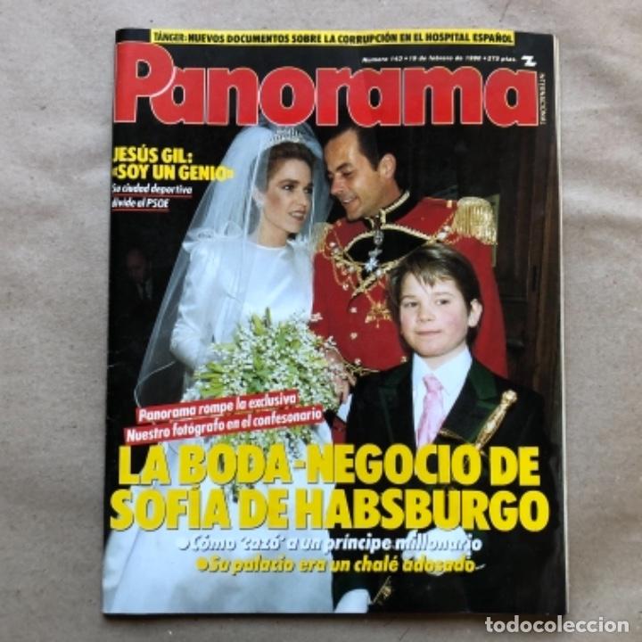 Sammeln von Zeitschriften und Zeitungen: REVISTA PANORAMA N&deg; 143 (1990). BODA NEGOCIO DE SOF&Iacute;A DE HABSBURGO, JES&Uacute;S GIL, PUNSET, ...