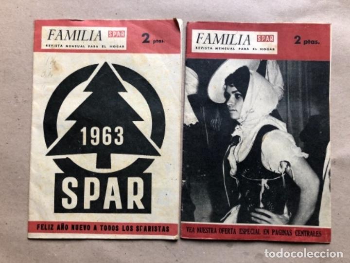 Collection Magazines and Newspapers: FAMILIA SPAR, REVISTA MENSUAL PARA EL HOGAR (1963). LOTE DE 2 N&Uacute;MEROS.