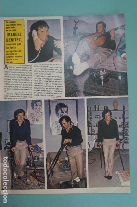 Coleccionismo de Revistas y Peri&oacute;dicos: RECORTE REPORTAJE CLIPPING DE MANUEL BENITEZ EL CORDOBES REVISTA SEMANA N&ordm; 2040 PAG 23 L47