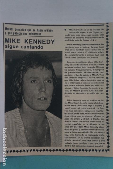 Coleccionismo de Revistas y Peri&oacute;dicos: RECORTE REPORTAJE CLIPPING DE MIKE KENNEDY REVISTA SEMANA N&ordm; 2040 PAG 71 L47