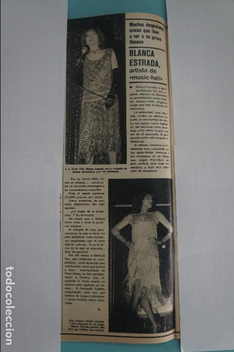 Coleccionismo de Revistas y Peri&oacute;dicos: RECORTE REPORTAJE CLIPPING DE BLANCA ESTRADA REVISTA SEMANA N&ordm; 2036 PAG 12 L47