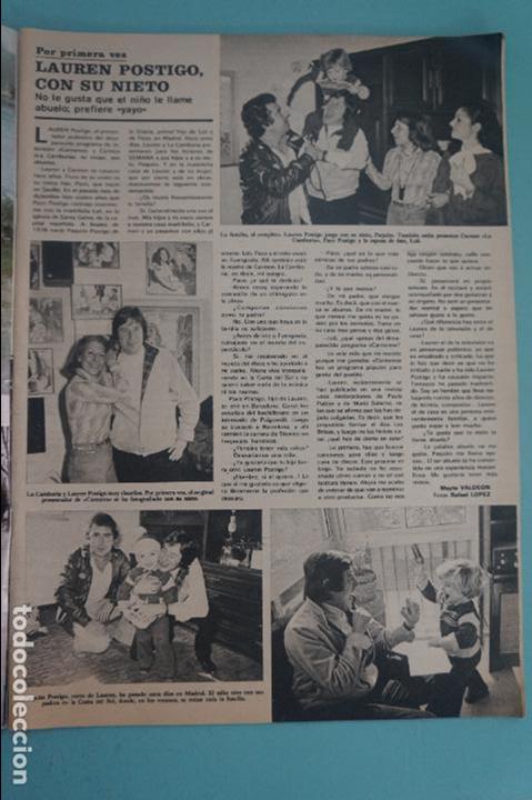 Coleccionismo de Revistas y Peri&oacute;dicos: RECORTE REPORTAJE CLIPPING DE LAUREN POSTIGO REVISTA SEMANA N&ordm; 2036 PAG 5 L47