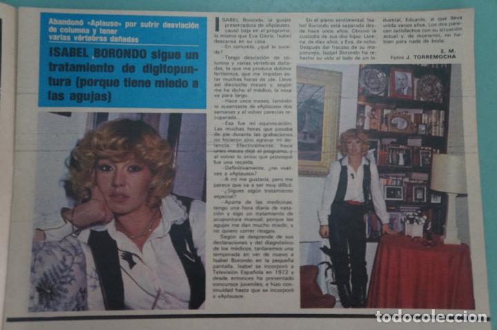 Coleccionismo de Revistas y Peri&oacute;dicos: RECORTE REPORTAJE CLIPPING DE ISABEL BORONDO REVISTA SEMANA N&ordm; 2036 PAG 37 L47