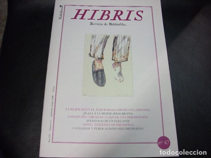 Coleccionismo de revistas y peri&oacute;dicos: HIBRIS REVISTA DE BIBLIOFILIA N&ordm; 47 LA MUJER CONCEPCION GIMENO DE FLAQUER AHORA