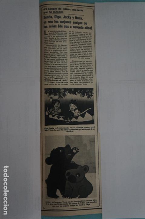 Coleccionismo de Revistas y Peri&oacute;dicos: RECORTE REPORTAJE CLIPPING DEL BOSQUE DE TALLAC SENDA OLGA JACKY REVISTA SEMANA N&ordm; 2030 PAG 67 L46