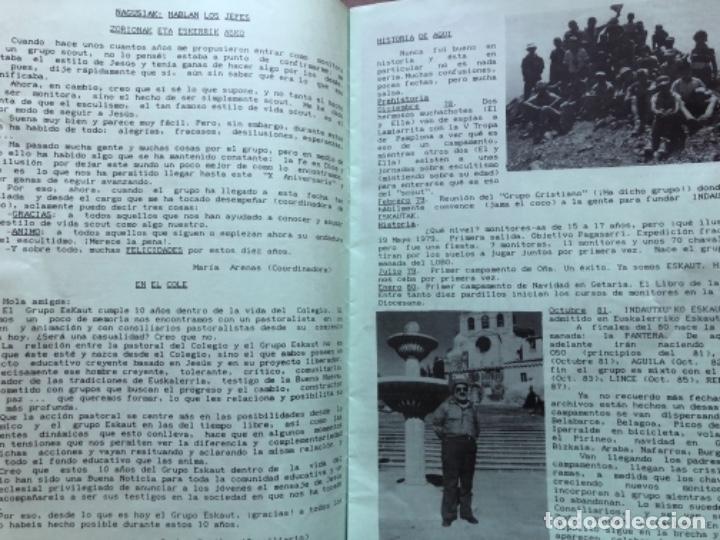 Coleccionismo de Revistas y Periódicos: INDAUTXUKO ESKAUTAK (BILBAO, 1989). FANZINE ORIGINAL DEL GRUPO SCOUT DE INDAUTXU. CELEBRANDO X ANIVE - Foto 3 - 135208190