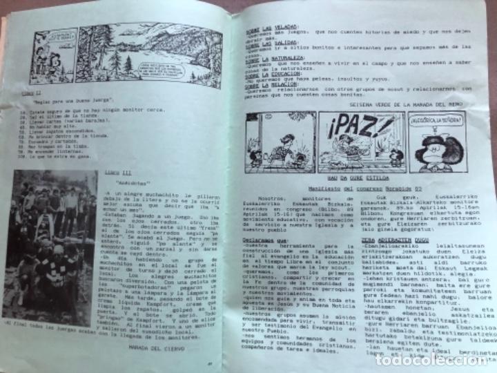 Coleccionismo de Revistas y Periódicos: INDAUTXUKO ESKAUTAK (BILBAO, 1989). FANZINE ORIGINAL DEL GRUPO SCOUT DE INDAUTXU. CELEBRANDO X ANIVE - Foto 5 - 135208190