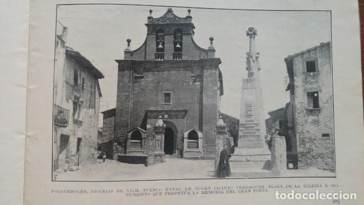 Colecionismo de Revistas e Jornais: FOLGUEROLES MOSEN JACINTO VERDAGUER HOJA REVISTA 1927